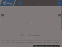 Tablet Screenshot of garagedoorcherryhill.net